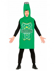 Disfraz de botellín de cerveza