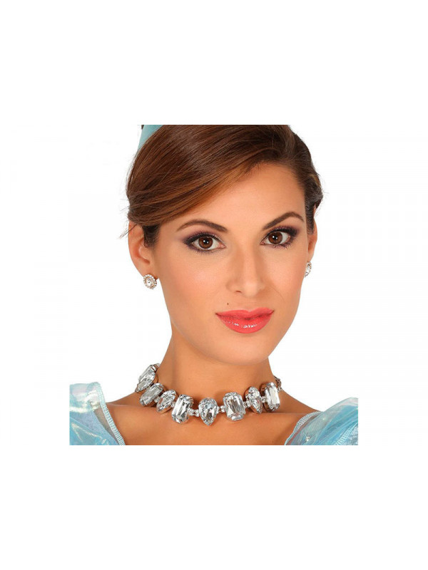 Collar de princesa con brillantes