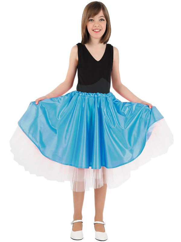 Falda Olivia niña azul