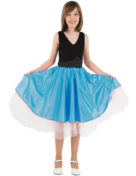 Falda Olivia niña azul