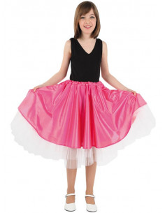 Falda Olivia niña Rosa