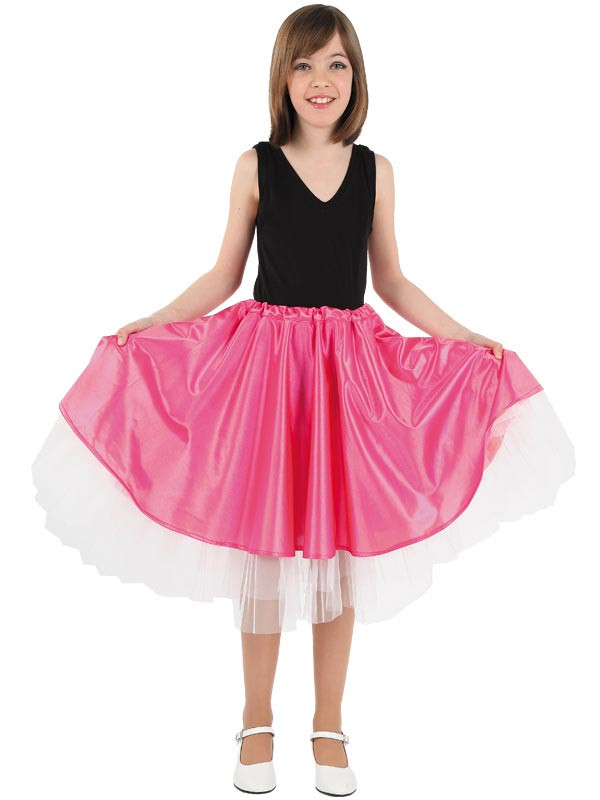 Falda Olivia niña Rosa