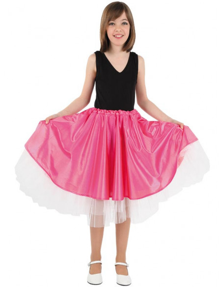 Falda Olivia niña Rosa