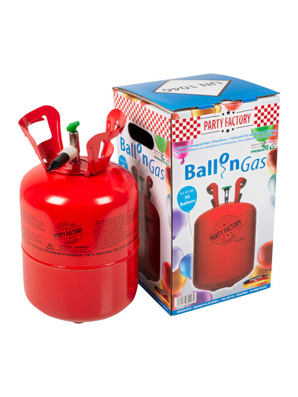 Bombona de helio pequeña