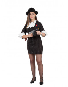 Disfraz gangster sexy para mujer