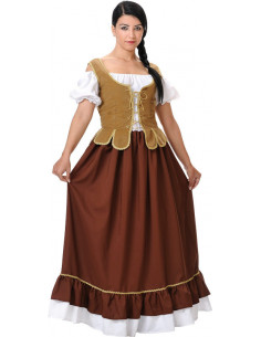 Disfraz medieval tabernera mujer