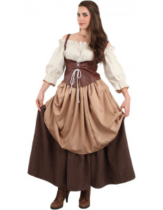 Traje medieval para mujer
