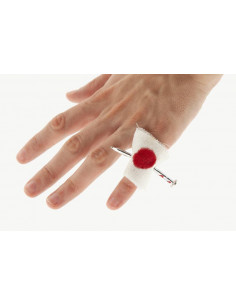 Clavo en el dedo broma