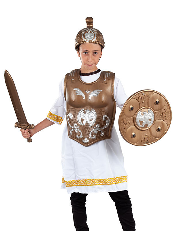 Set romano infantil oro