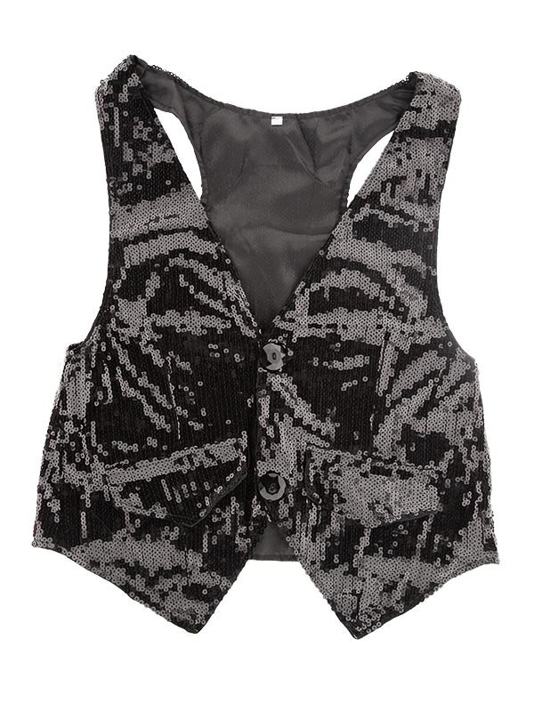 Chaleco de lentejuelas para mujer