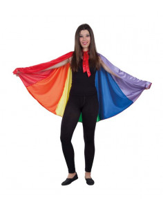 Capa Arcoíris corta