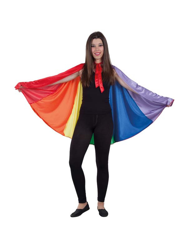 Capa Arcoíris corta