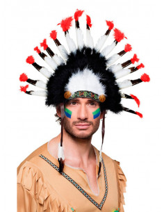 Penacho indio plumas