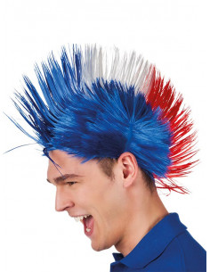 Peluca Francia punk