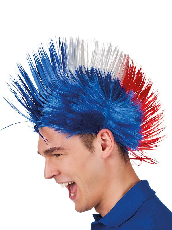Peluca Francia punk