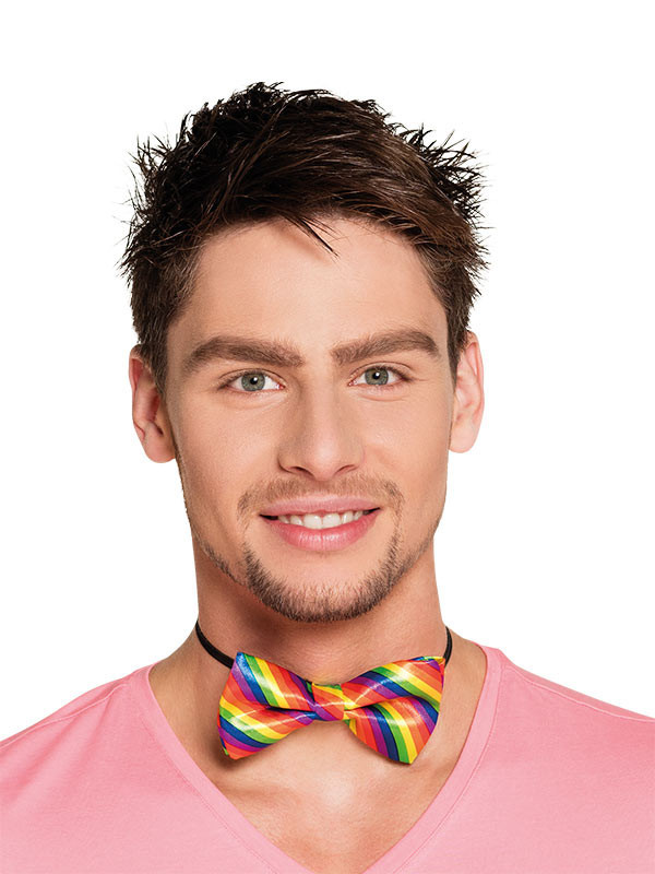 Pajarita multicolor hombre