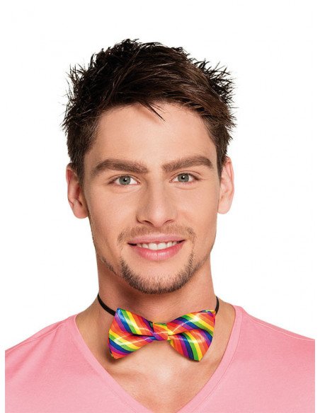 Pajarita multicolor hombre