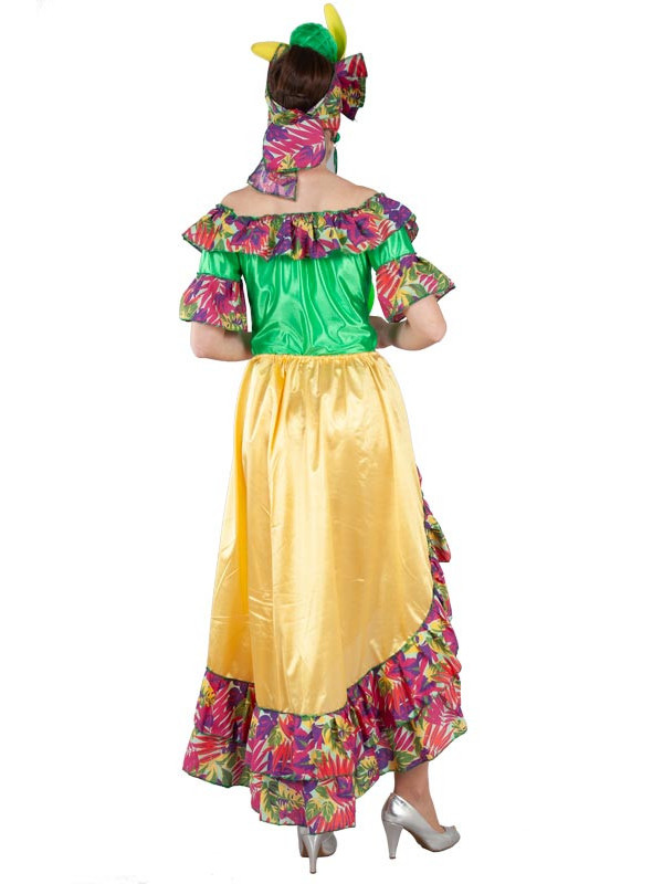 Disfraz Rumbera mujer trasera