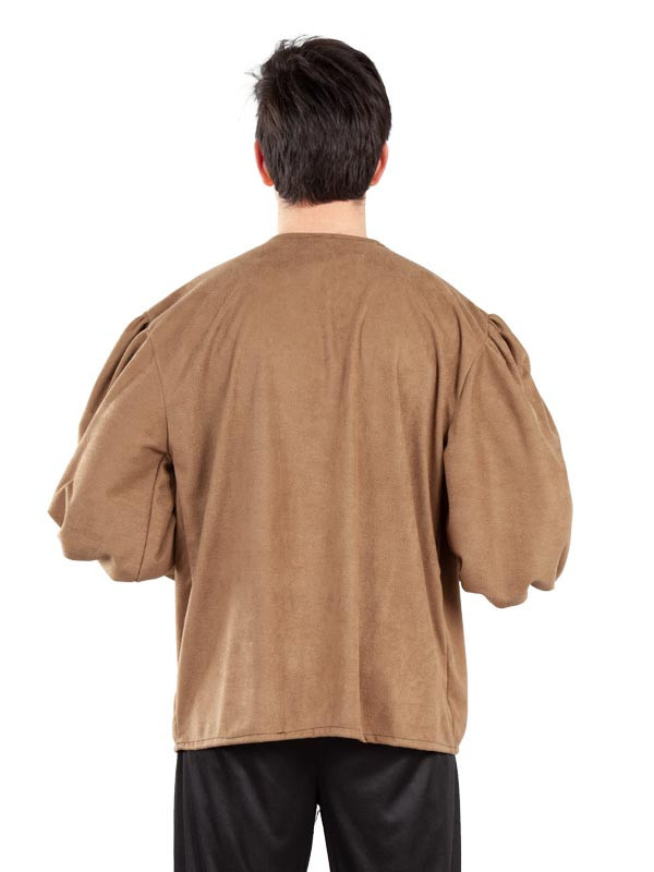 Camisa medieval rústica espalda