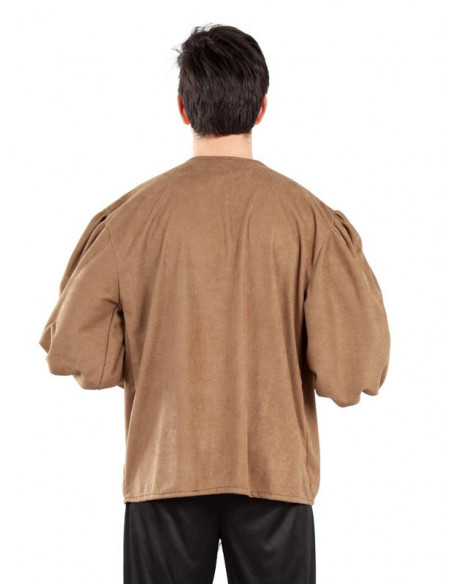Camisa medieval rústica espalda