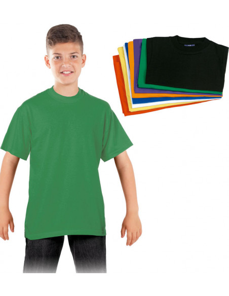 Camiseta infantil verde