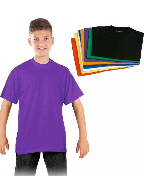 Camiseta infantil morada