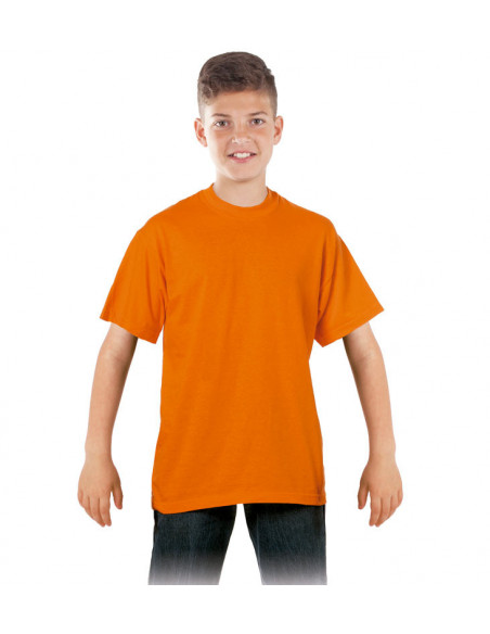 Camiseta infantil naranja