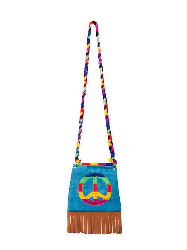 Bolso hippie flecos