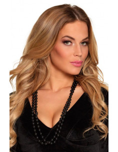 Collar perlas negras 2