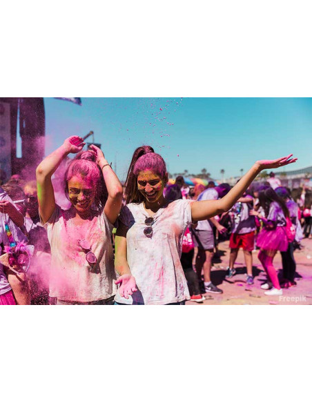 Polvos Holi fiesta