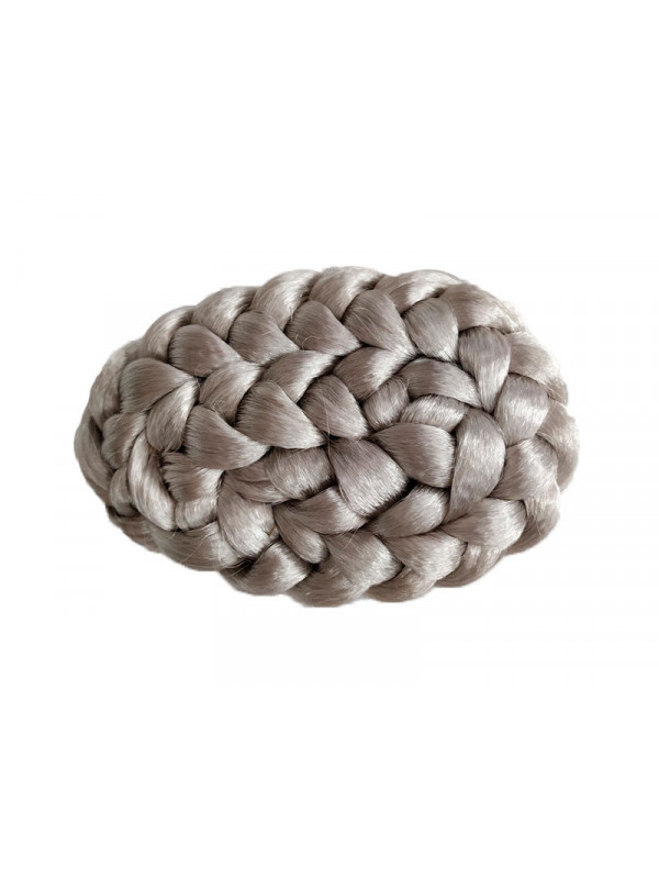 Moño postizo para trajes regionales blanco