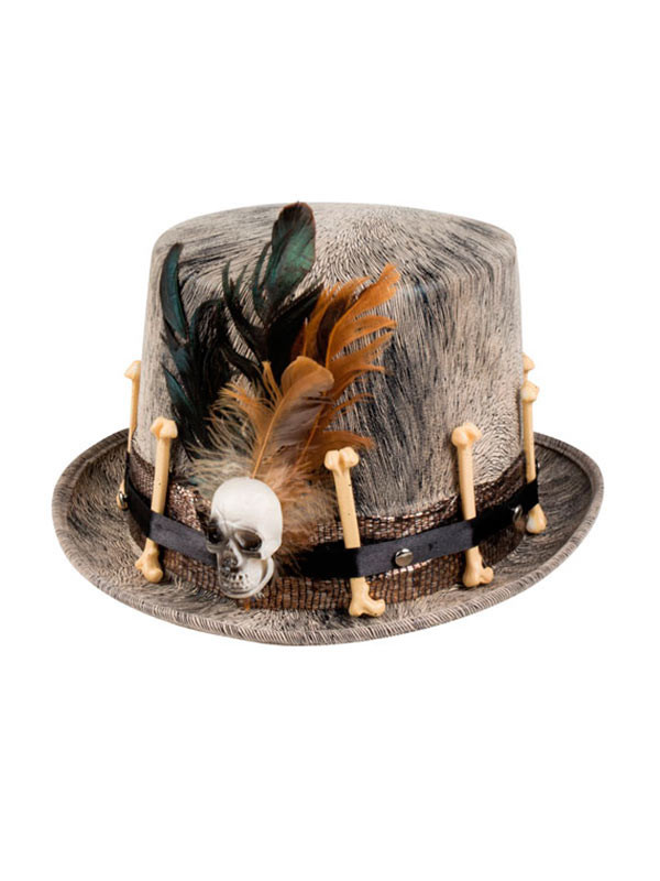 Chistera brujo Chamán detalle