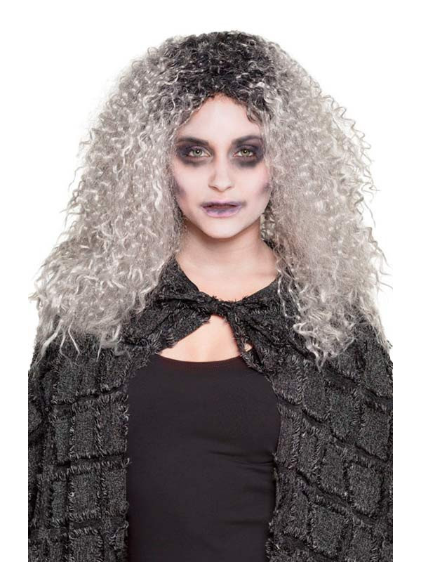 Peluca bruja zombie