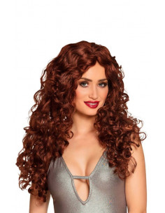 Peluca ondulada guerrera