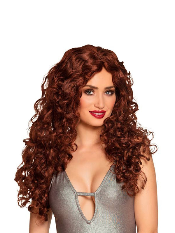 Peluca ondulada guerrera