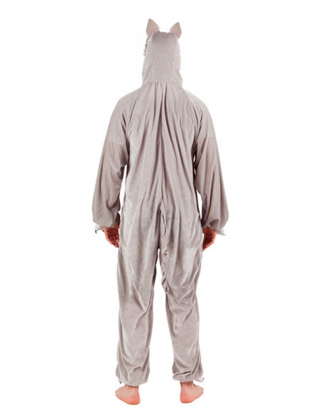 Disfraz de lobo unisex espalda