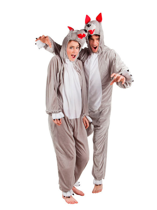 Disfraz de lobo unisex grande