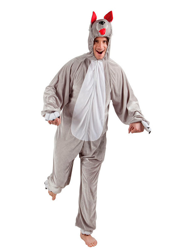 Disfraz de lobo unisex grande hombre