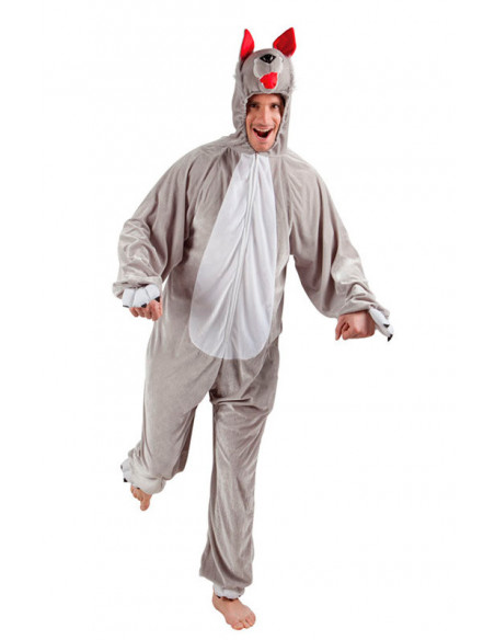Disfraz de lobo unisex grande hombre