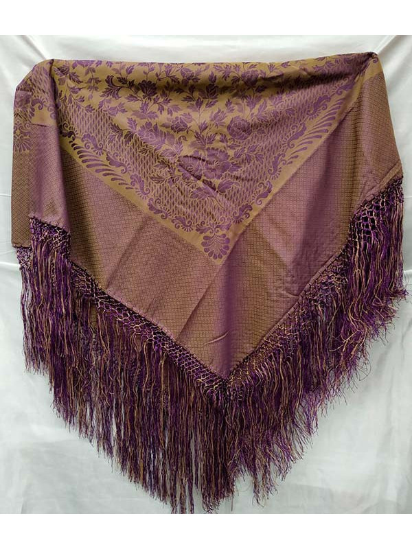 Pañuelo para traje regional morado