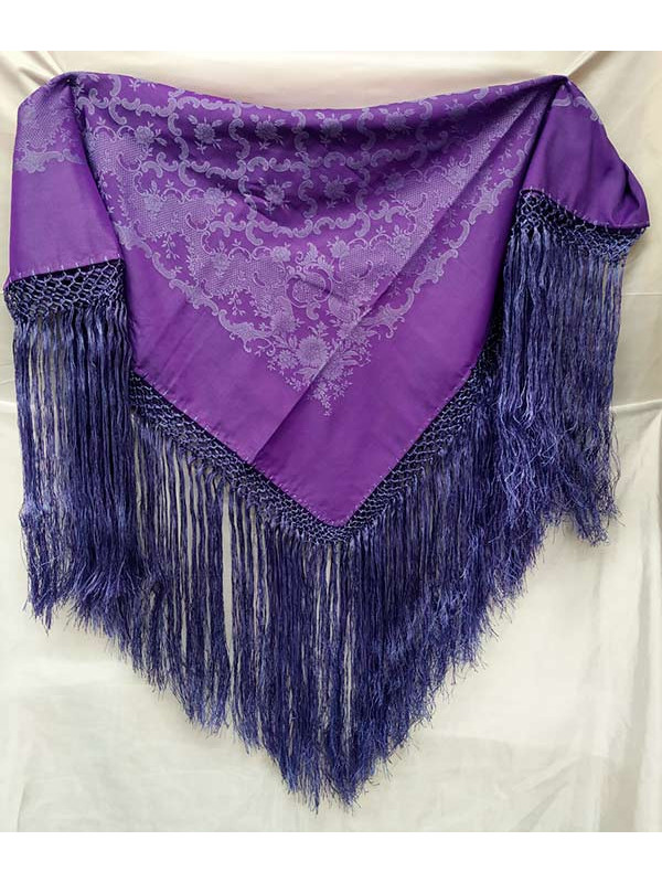 Pañuelo para traje regional morado