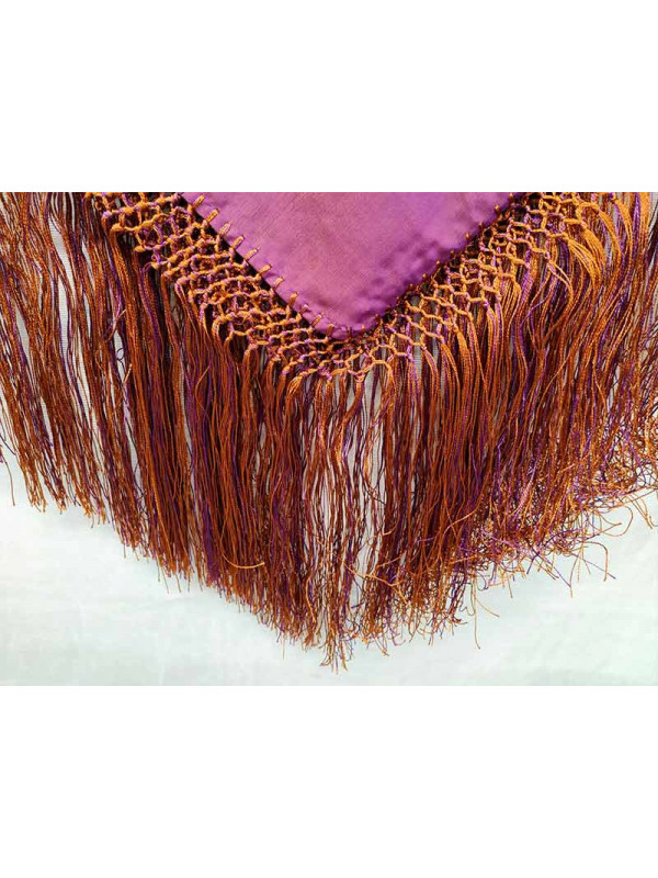 Pañuelo para traje regional naranja detalle