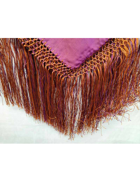 Pañuelo para traje regional naranja detalle