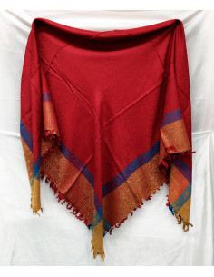 Pañuelo para traje regional granate