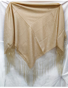 Pañuelo regional con fleco cobre 2