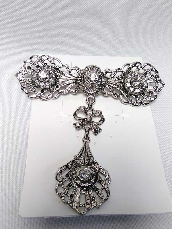 Broche para traje regional 17182 blanco