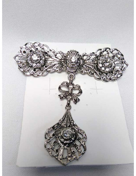 Broche para traje regional 17182 blanco
