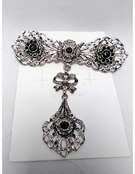 Broche para traje regional 17182 negro