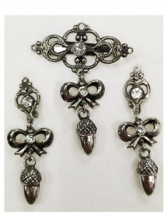 Conjunto bisutería regional 5113 blanco