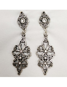 Pendientes regionales 4778 blanco